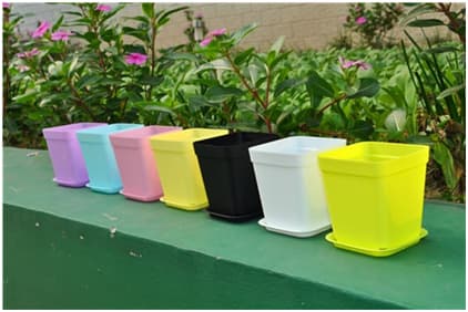 cheaper and fashion Mini plastic flower pots